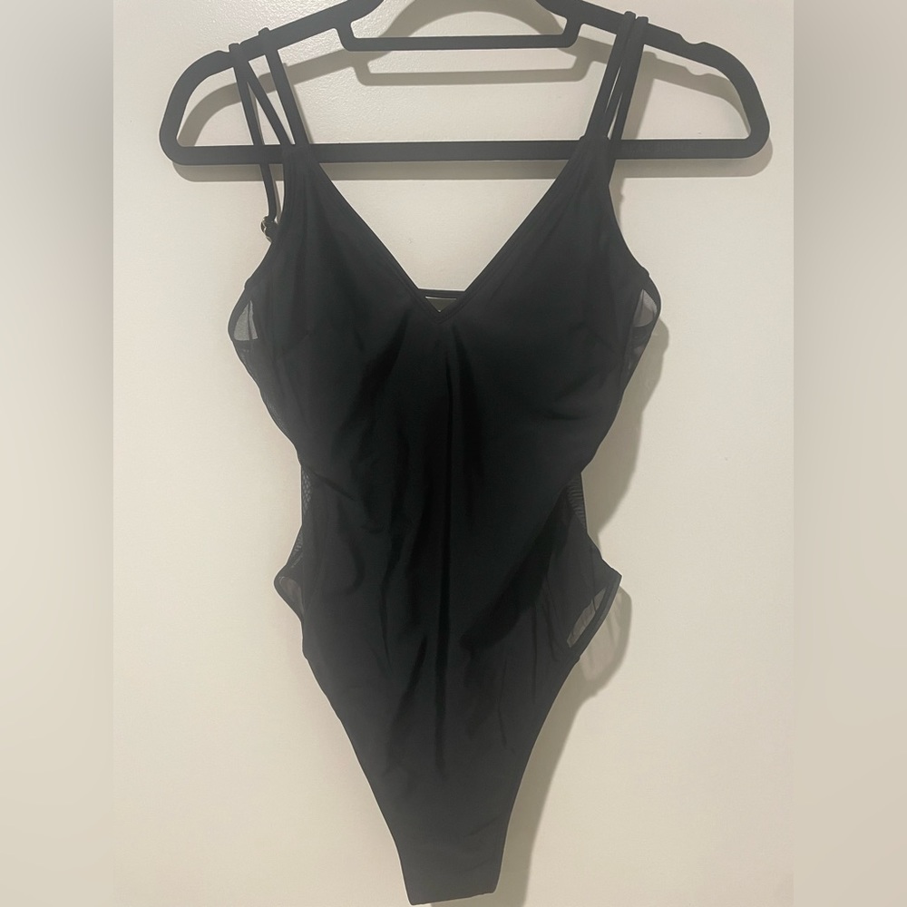 Australia Alure Strappy Mesh One-Piece Swimsuit